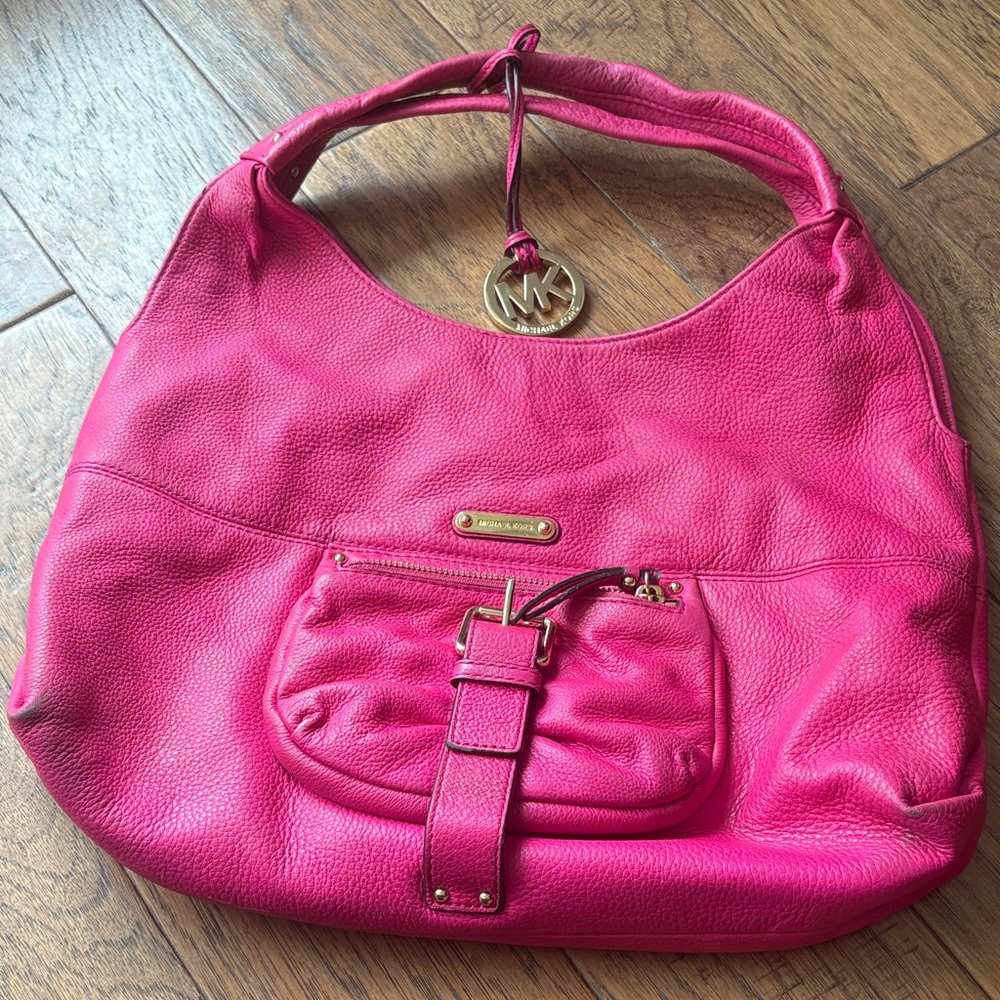 Michael Kors Vibrant Pink Hobo Bag